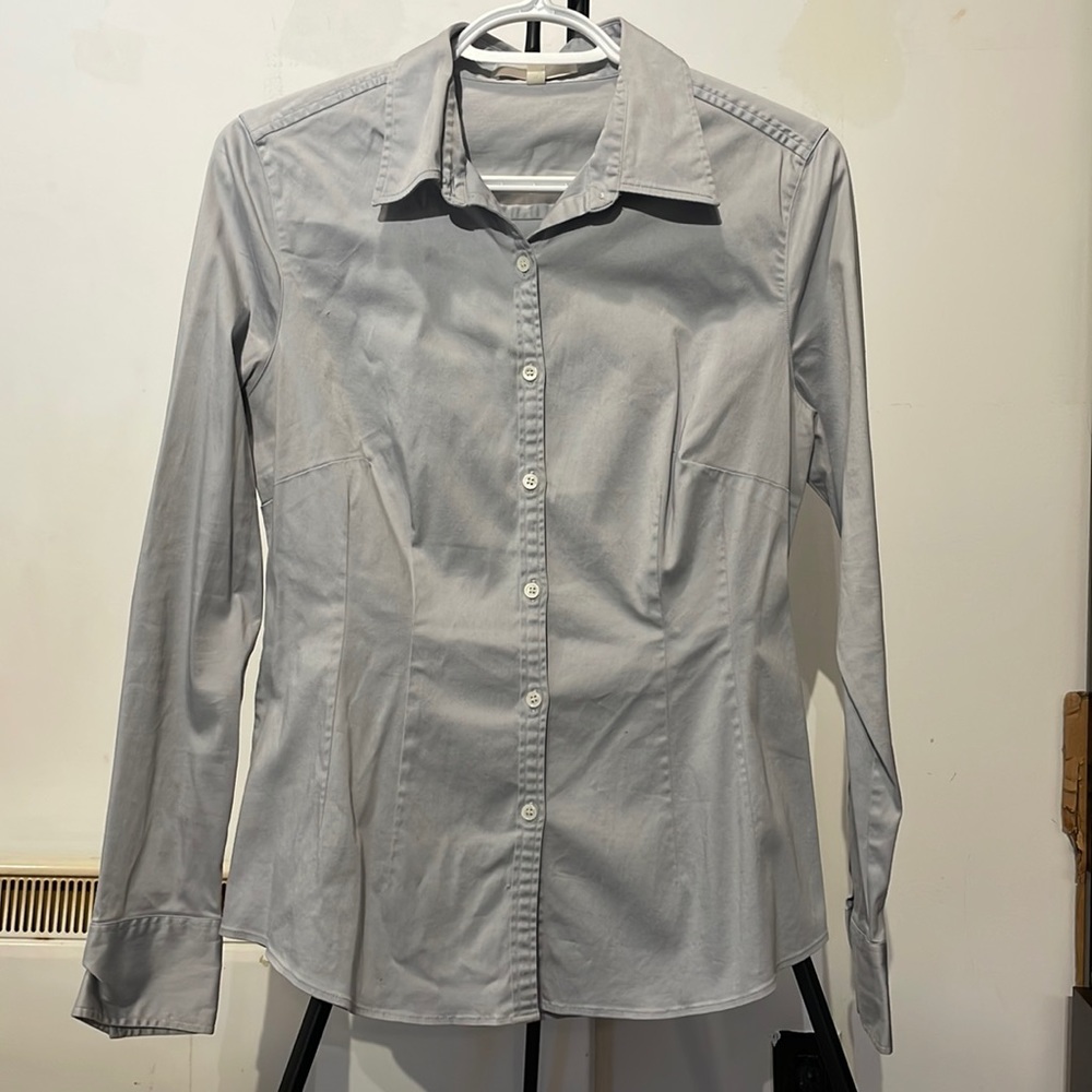 Gray blouse
